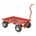 Little Giant Perforated Steel Deck Wagon Truck LWP-2436-10P Pnuematic Wheels 24 x 36