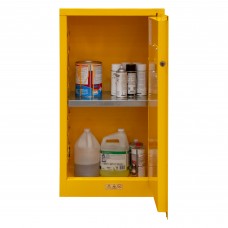 Durham 1016M-50 Flammable Storage Cabinet - 16 Gallon, Manual Door (23" x 18" x 44")
