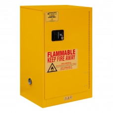 Durham 1016M-50 Flammable Storage Cabinet - 16 Gallon, Manual Door (23" x 18" x 44")