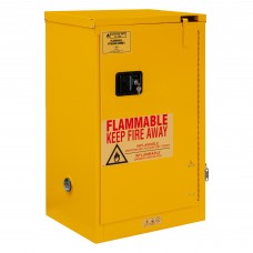 Durham 1016S-50 Flammable Storage Cabinet - 16 Gallon, Self Closing Door (23" x 18" x 45-3/8")