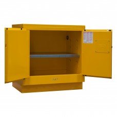 Durham 1022UCM-50 Flammable Storage Cabinet - 22 Gallon, Manual Door (35" x 22" x 35")