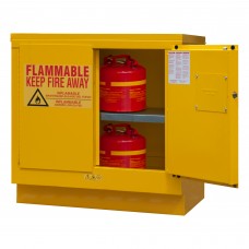 Durham 1022UCM-50 Flammable Storage Cabinet - 22 Gallon, Manual Door (35" x 22" x 35")