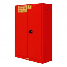 Durham 1045M-17 Flammable Storage Cabinet, 45 Gallon, Manual Door (43" x 18" x 65")