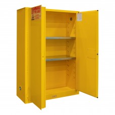 Durham 1045M-50 Flammable Storage Cabinet, 45 Gallon, Manual Door (43" x 18" x 65")