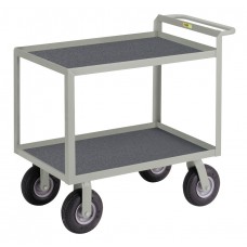 Little Giant Instrument Cart with Hand Guard GL-2436-9PM Lip Shelves 24 x 36 Pnuematic Wheels