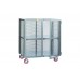 Little Giant Heavy-Duty Mobile Storage Locker SCA-3060-6PPY Adjustable Center Shelf 30 x 60