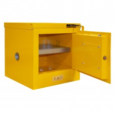 Durham 1002S-50 Flammable Storage Cabinet - 2 Gallon, Self Closing Door (17-3/8" x 18-1/8" x 17-1/4")