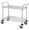 Chrome Utility Cart (18 x 36) 2 shelves