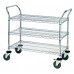 Chrome Utility Cart (18x36) 3 shelves