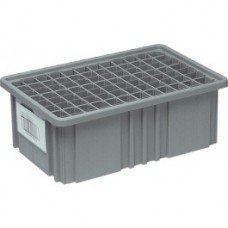 LBL2X8 Clear label holders (2 in. x 8 in.) for Dividable Grid Containers (Pkg. of 6)